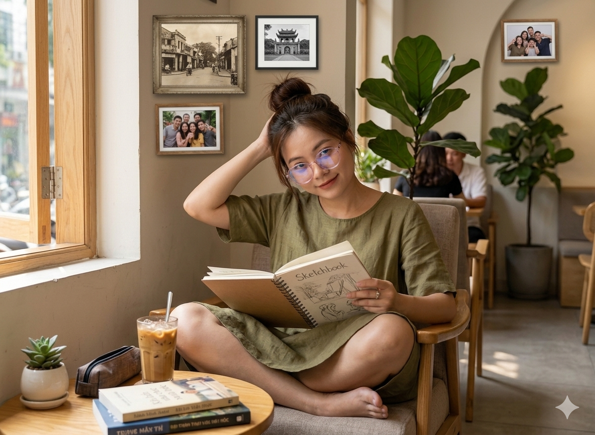 Kính mắt gọng tròn